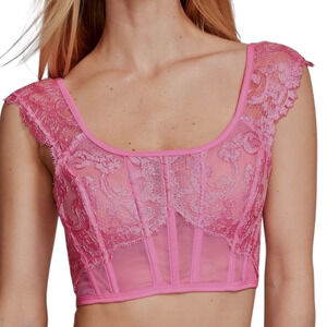 Victoria's Secret Dream Angels small Boho cap sleeve corset BC2 3195